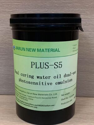 PLUS-S5 Dual Curing Water Oil Dual Use Silk Screen Emulsion Photo Emulsion Kit